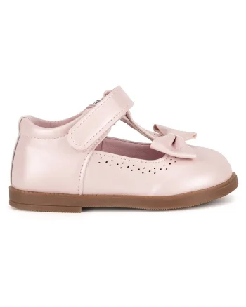 Pantofi copii,  roz, material textil, inchidere Velcro