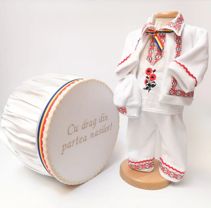 Set Traditional Botez - Costumas baiat Cutie trusou