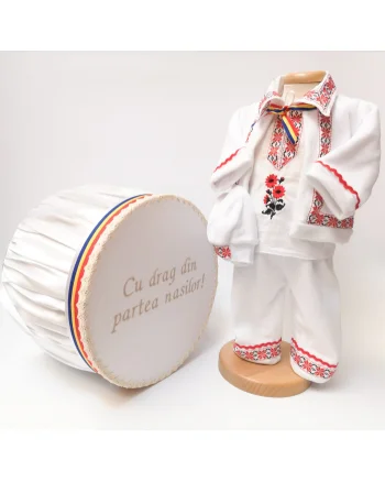 Set Traditional Botez - Costumas baiat Cutie trusou