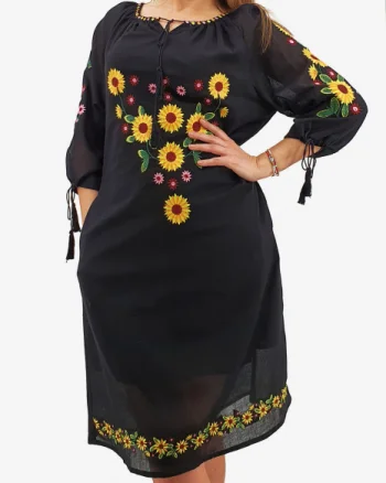 Rochie Traditionala Floarea Soarelui
