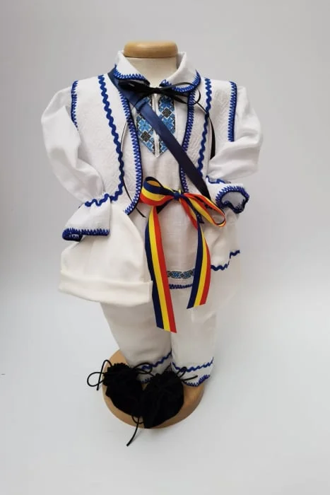 Compleu traditional baietel Albastru