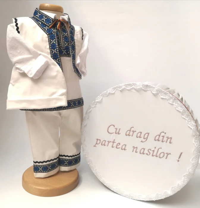 Set Traditional Botez - Costumas baiat Cutie trusou Irinel