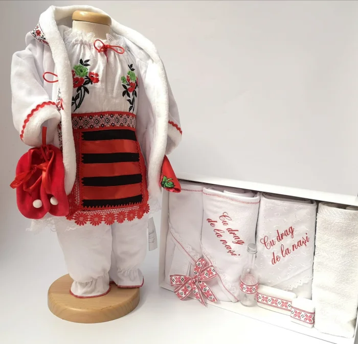 Set Traditional Botez Fetita - Costumas + Trusou 2