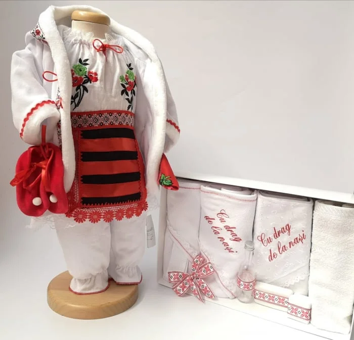 Set Traditional Botez Fetita - Costumas + Trusou 2