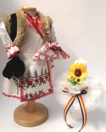 Set Traditional Botez Fetita - Costumas + Lumanare 3