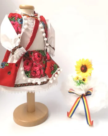 Set Traditional Botez Fetita - Costumas + Lumanare 4
