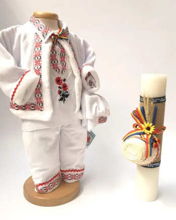 Set Traditional Botez Baiat - Costumas + Lumanare 2