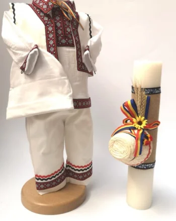 Set Traditional Botez Baiat - Costumas + Lumanare 3