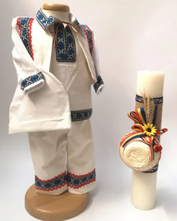 Set Traditional Botez Baiat - Costumas + Lumanare 4