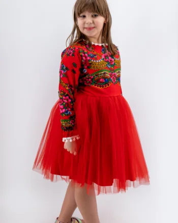 Rochie traditionala Ioana 3 - de la 1 la 8 ani