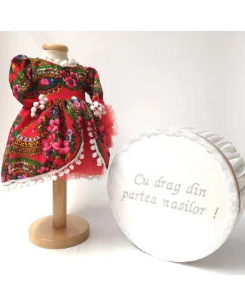Set Traditional Botez  Fetita - Costumas + Cutie trusou - TUL 2