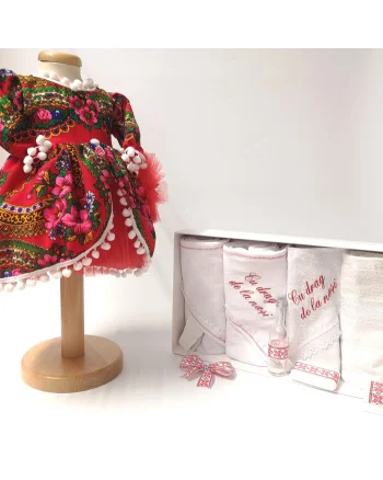 Set Traditional Botez Fetita - Costumas + Trusou - TUL 2