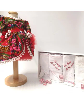 Set Traditional Botez Fetita - Costumas + Trusou - TUL 2