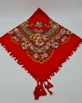 Batic etno mare - Crinuta - Rosu 2