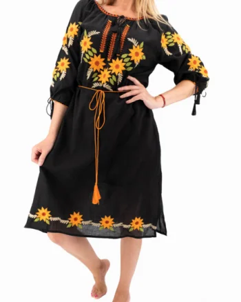 Rochie Traditionala Floarea Soarelui 9