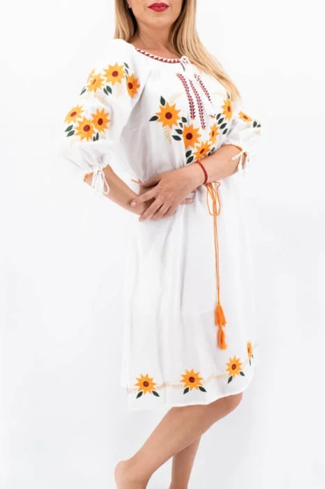 Rochie Traditionala Floarea Soarelui 10