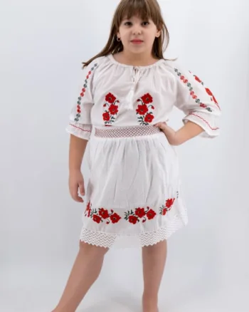 Compleu traditional fetite Anina 4