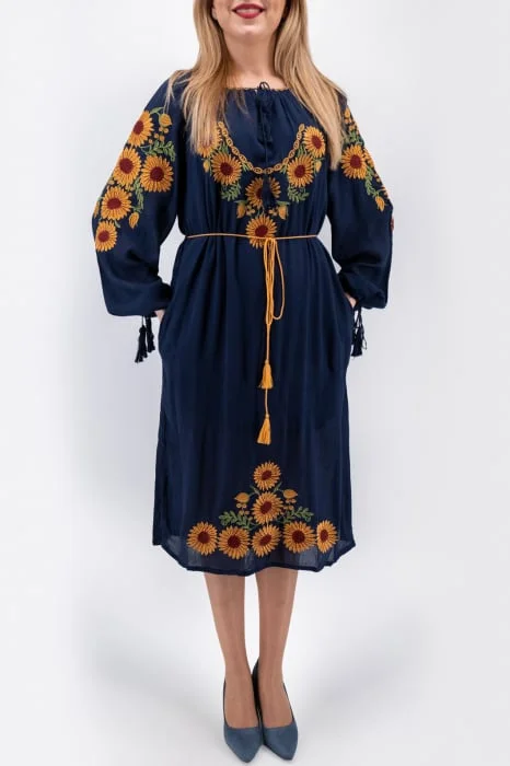 Rochie Traditionala Floarea Soarelui 17