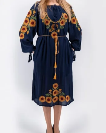 Rochie Traditionala Floarea Soarelui 17