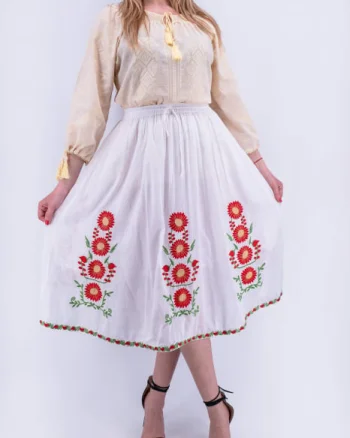 Fusta stilizata cu motive florale - Ionelia 5