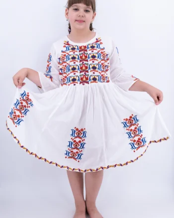 Rochie traditionala fetite Fiorela 6