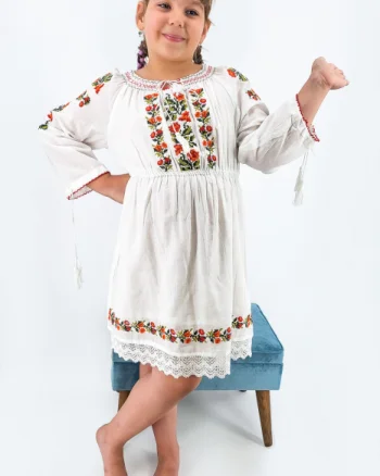 Rochie traditionala fetite Alana 3
