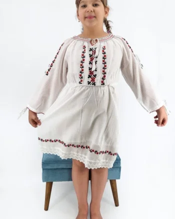 Rochie traditionala fetite Ada 2