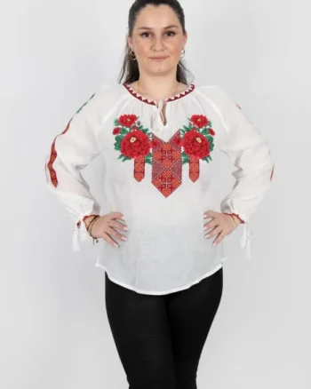 Ie Traditionala cu Bujori 3