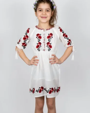 Rochie traditionala fetite Aliona 2