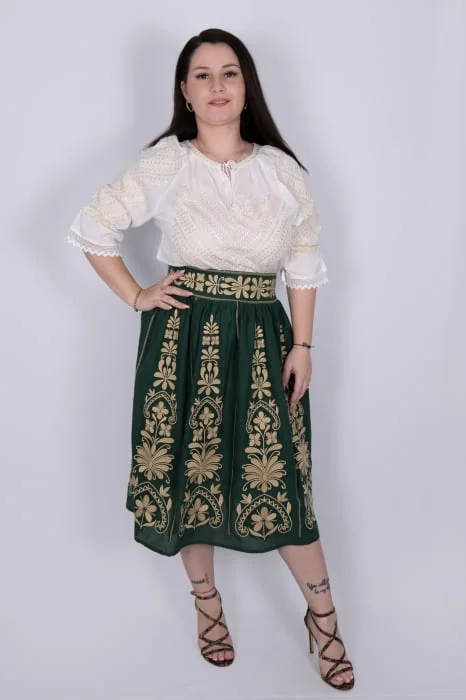 Fusta stilizata cu motive traditionale Tatiana 7