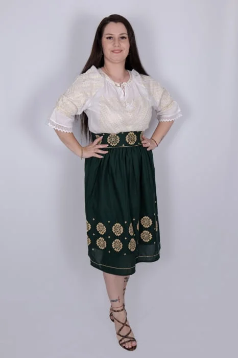 Fusta stilizata cu motive traditionale Ofelia 6