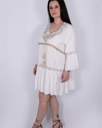 Rochie de plaja cu dantela