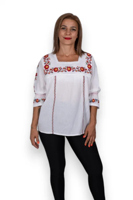 Bluza   Ie Traditionala cu flori 5
