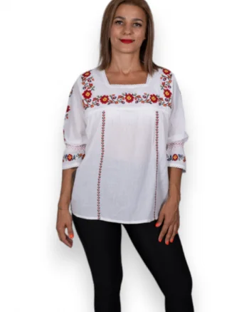 Bluza   Ie Traditionala cu flori 5