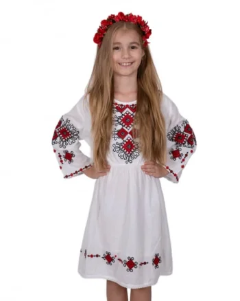 Rochie traditionala fetite Zoe