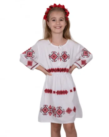 Rochie traditionala fetite Sandrina