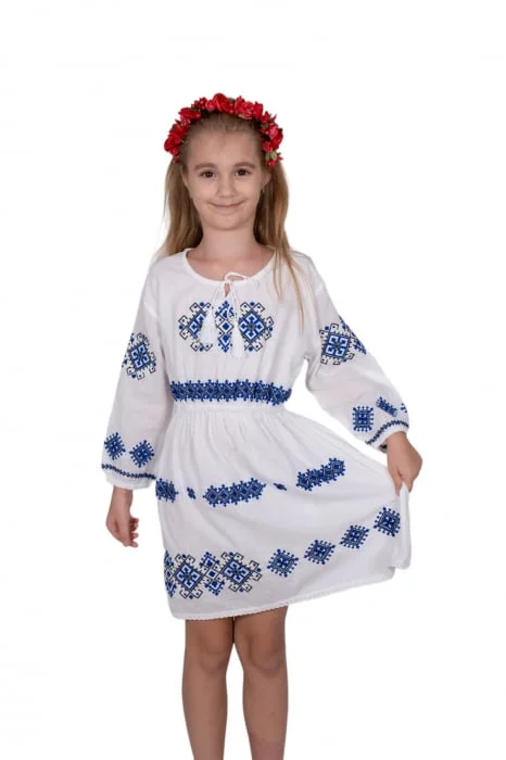 Rochie traditionala fetite Sandrina 2