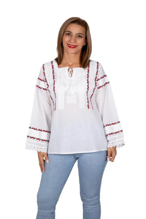 Bluza   Ie Traditionala cu flori 6