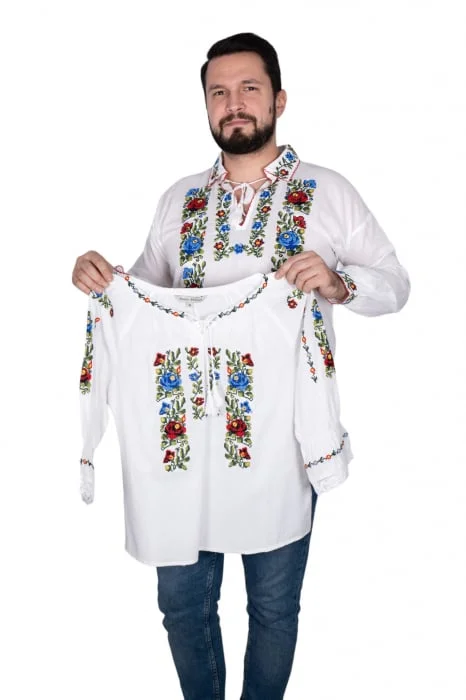 Set Traditional - Camasa Tata   IE Fiica 6