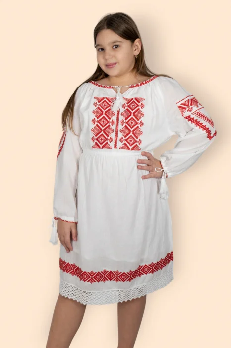 Rochie traditionala fetite Olguta