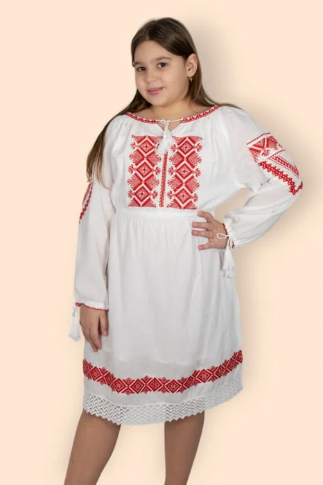 Rochie traditionala fetite Olguta
