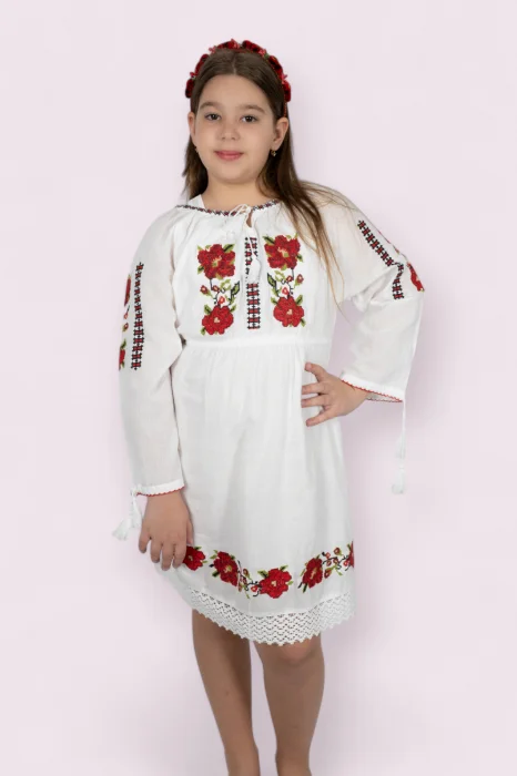 Rochie traditionala fetite Alberta 2