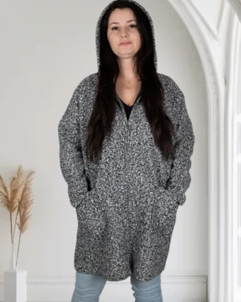 Cardigan Mia cu gluga 15