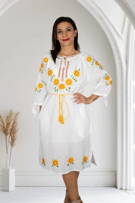 Rochie Traditionala Floarea Soarelui 24