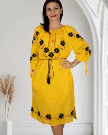 Rochie Traditionala Floarea Soarelui 25