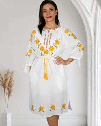Rochie Traditionala Floarea Soarelui 24