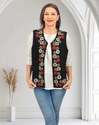 Vesta brodata traditional Damina