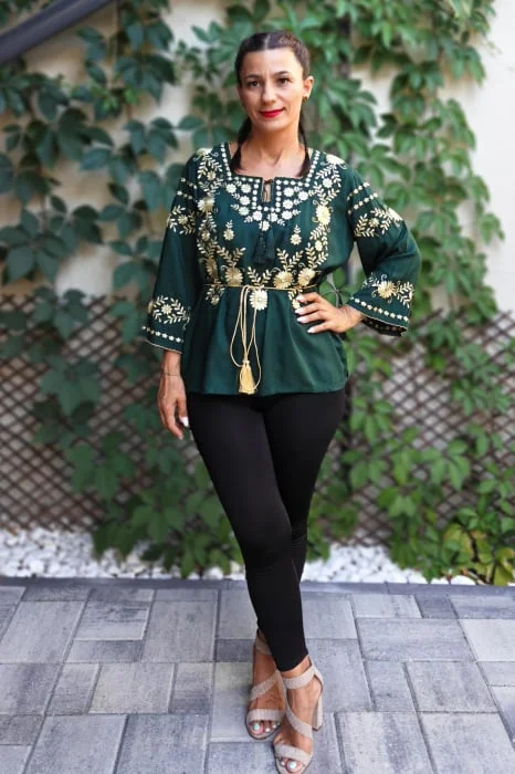 Bluza brodata Madelin 9