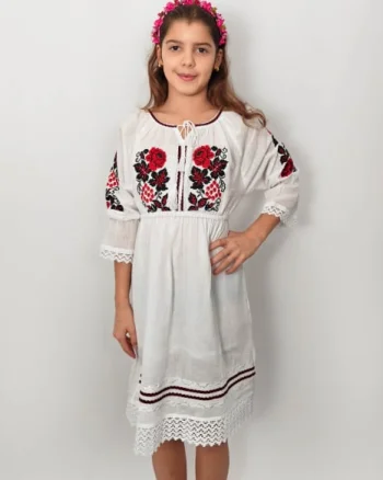 Rochie traditionala fetite Andrea 3