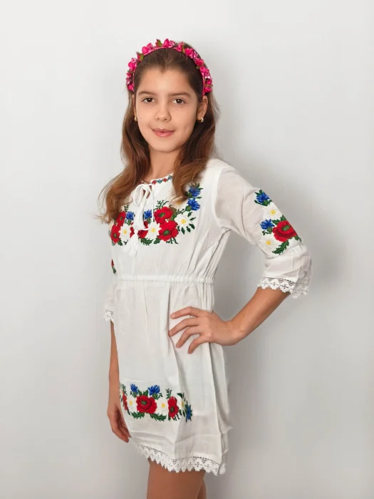 Rochie traditionala fetite Anca